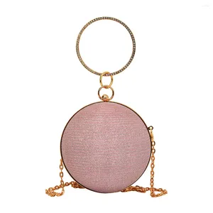 Decorative Figurines Party Decoration Pendant Christmas Halloween Candy Present Storage Bag Clutch Diameter 14cm Ball Purse Rhinestones