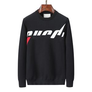 Herren neuer Designer-Pullover, Buchstabendruck, italienischer Designer, Damen- und Herrenpullover, hohe Qualität, lässig, rund, langärmelig, Stickerei, weiß, aus Hoodies, Pull-T-Shirt, M-3XL, h