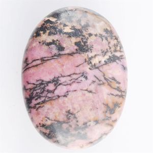 Wojiaer One Piece Natural Gemstone Oval Cabochons för kvinnliga män smycken som gör lösa pärlor diy ringhänge blandar färg bu808284s