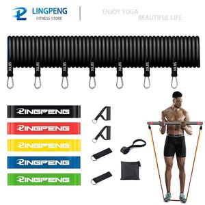 Fasce di resistenza Fitness Pull Rope Elastico Yoga Cintura elastica Aggiornamento Training Stick Set Pilates Attrezzatura per esercizi 231024