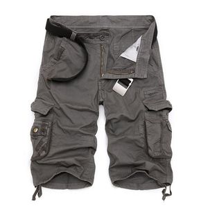 Mens Military Cargo Brand New Army Camouflage Pantaloncini tattici Uomo Cotone Allentato Lavoro Casual Pantaloni corti Plus Size Q190427230I