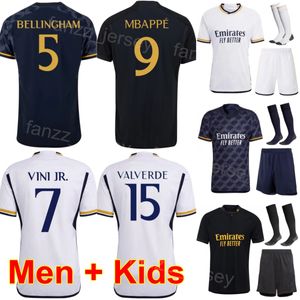 Män ungdomsfotboll 1 Thibaut Courtois Jersey 23-24 Club 1 Iker Casillas 4 David Alaba 18 Aurelien Tchouameni 21 Brahim Diaz 20 Fran Garcia Football Shirt Kits Huangma