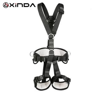 Climbing Harnesses XINDA Professional Harness Rock Climbing High Altitude Protection Full Body Safety Belt Anti Fall Protective Gear 231024