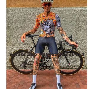 Rowerowe koszulki sculs replika replika garnitura mężczyzn krótkie krótkie szorty Kit Summer Pro Team Oddychalny triathlon ropa ciclismo 231024