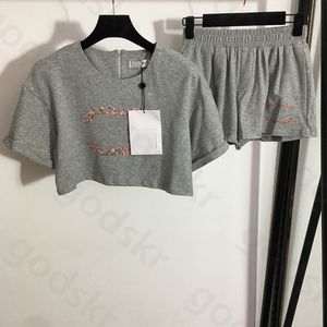 Sequin Sexy Halter Tops Shorts Women Floral Print Sweatshirt Fashion Elastic Waist Pants Round Neck Zipper Shirt