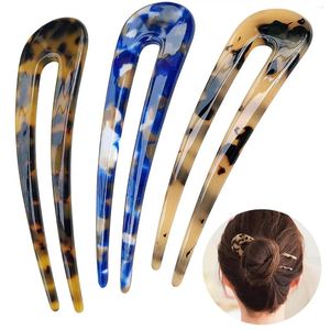 Hair Clips French Forks Tortoise Shell Updo Pins For Thin Thick 4.3 Inch Classic Sticks Vintage Hairstyle