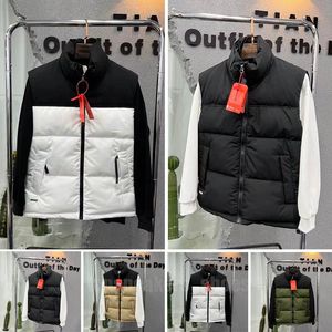 Het försäljningsdesigner Vest Men's and Women's Sweatshirt Autentisk lyxig gåsfjädermaterial Löst kappa Fashion Trend Coat