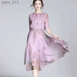 Podstawowe sukienki swobodne zuoman luźne 4xl o wielkości Mulberry Sukienka wiosna lato letnie vintage różowy kwiecisty eleganckie kobiety bodycon vestidos yq231025