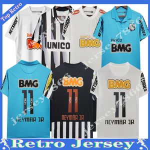 2011 2012 2013 Santos retro camisa de futebol 11 12 13 NEYMAR JR Ganso Elano Borges Felipe Anderson camisas de futebol clássicas vintage