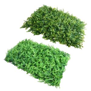 Juldekorationer Artificial Grass Plant Green Lawn Staket Paneler Faux Sekretess Staket Skärm för hemma utomhus Garden Balkony Juldekoration 231025