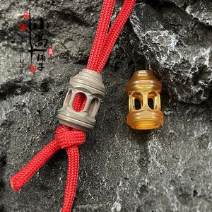 Mountaineering Crampons Lantern EDC Imported PEI Alloy Knife Beads A Pendant Paracord Outdoor DIY Decorations Camping Gear Tools 231024