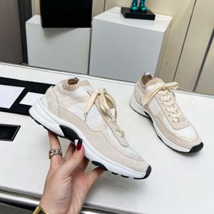 2023 Designer Shoes Casual Shoes Fashion Knitted Wool Lacing Breathable Autumn and Winter Sports Shoes