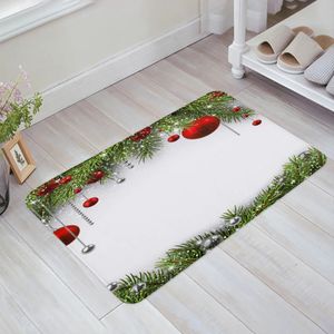 Carpet Christmas Tree Decoration Ball White Kitchen Doormat Bedroom Bath Floor House Hold Door Mat Area Rugs Home Decor 231025