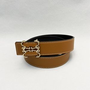 Mens Designer Belt Classic Gold Letter Buckle Designer Genuine Leather Belts for Women Men Belts Waistband Ceinture Soft Grained Calfskin Smooth Accessories