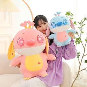 Nowa wersja Q Pluszowa zabawkowa kreskówka Plush Doll Doll Doll Cute Doll Girl Birthday Gift Partia Bezpłatna UPS/DHL