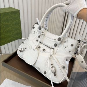 Balencaiiga Bags Classic Bags 2023 New Personalized Rivet Locomotive with Sense Small Handbag One Shoulder Crossbody Female