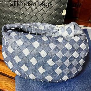 BottegassVenetas Mini Jodie Handtasche Luxus-Designer-Handtasche, gewebt, geknotet, Hobo aus 5A-Schaffellleder, große Größe, sehr schönDYAFqq