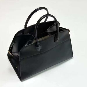 A mesma bolsa de axila ROSE Park Chae-young Row Symmetric Tote couro ombro fino