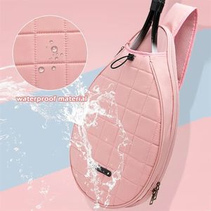 Outdoor-Taschen Solide Badminton-Tasche, hochwertige One-Shoulder-Messenger für Damen, tragbare Sporttasche für Kinder, Tennistasche mit großem Fassungsvermögen für Herren 231024