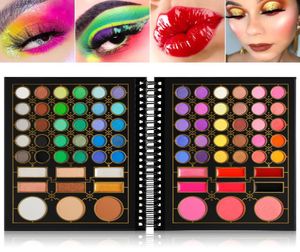 Eye Shadow Just Dance DE039LANCI Professional 78 Color Notebook Design Full Makeup Eyeshadow Highlighter Blusher Lipstick Palet9648269