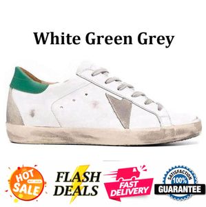 Designerskie buty złote kobiety super gwiazda marka Mężczyźni nowe wydawanie Włoch Sneakers Classic White Do Old Dirty Casual Shoe Lace Up Woman Man 36-46 994