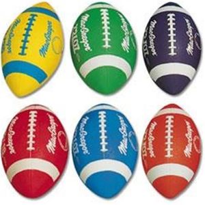 Balls Multi Color Official Size Footballs Rainbow Set of 6 231024