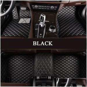 Lunda Pu Leather Custom Carpet For Gt F10 F11 F15 F16 F20 F25 F30 F34 E60 E70 E90 1 3 4 5 67 Series Xdrive Car Floor Mats Drop Deliv