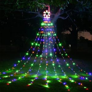 Decorações de Natal LED String Light Decor Luzes do feriado EUUS Plug Decoração de jardim ao ar livre Guirlanda IP65 Fada à prova d'água 231025