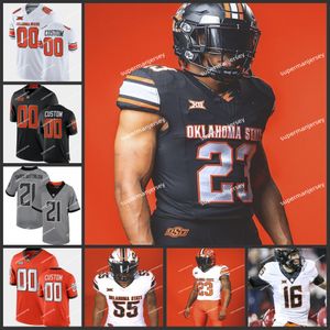 Charlie Johnson Oklahoma State Cowboys Fußballtrikot Dez Bryant Terry Miller Brandon Pettigrew RW. McQuarters Tyreek Hill individuell genähte OSU-Trikots für Herren