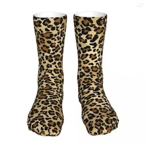 Men's Socks Men's Men Cycling Pretty Simple Animal Print Leopard Cotton Harajuku Savage Safari Wild Women Sock