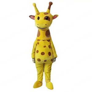 2024 Performance Giraffe Mascot Costumes Carnival Hallowen presenter unisex vuxna fancy spel outfit semester utomhus reklamdräkt kostym