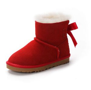 2023 Marke Kinder Stiefel Kinder Jungen Mädchen Mini Schnee Boot Winter Warme Kleinkind Kinder Plüsch Schuhe Größe EU22-35 307