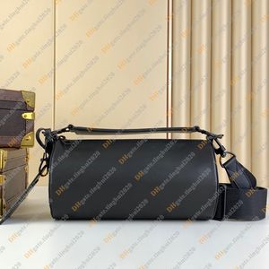 Mężczyźni moda swobodna design luksusowa miękka torba Polochon Bag Messenger Crossbody torebka torba na ramię nowa lustro jakość M46796 torebka torebka