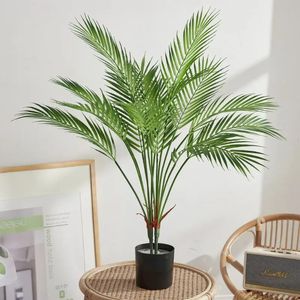 Decorações de Natal Grande Palmeira Artificial Plantas Tropicais Ramo Planta Falsa Folhas Festa de Casamento Natal Casa Jardim Sala Decoração de Escritório 231025