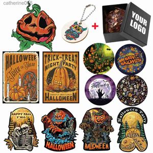 Puzzles Beautiful Halloween Gifts Top Quality Wooden Jigsaw Puzzles Colorful Pumpkin Lantern Ghosts Puzzle Games Gifts For Kids AdultsL231025