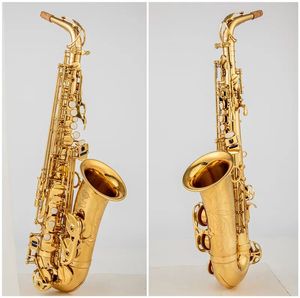 Alto Saxophone Reference SAS-54 Antique Copper Plated E-flat Professional Musical Instrument With Mouthpiece Reed Neck Free Ship