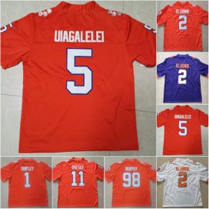 # 5 DJ Uiagalelei #1 Will Shipley College #2 Cade Klubnik #9 Travis Etienne Jr. #16 Trevor Lawrence #4 Deshaun Watson Isaiah Simmons #11 Br