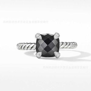 DY Designer Classic Fashion Charm Jewelry Women Ring Dy Sterling Sier Zircon Popular Button Ring Christmas Gifts Jewelry Luxucy Accessories