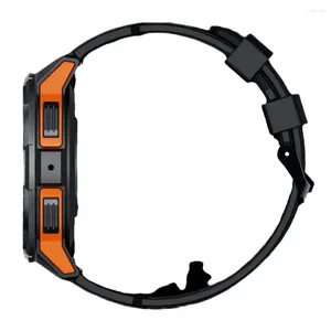 Relógios de pulso C25 Smart Phone Watch 1,43 polegadas Tela AMOLED 466 Frequência cardíaca e pressão arterial multi-esporte