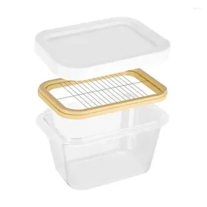 Plates Butter Slicer Cutter Storage Box With Cover Stainless Steel -Grade Lid Kitchen Accessories
