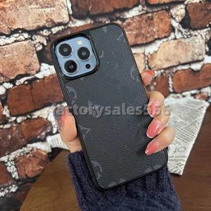 Designer iPhone Phone Case 15 14 Pro Max Luxury Lu skóra Wysoka jakość15pro 14pro 13promax 13 12promax 12 Plus z pudełkiem