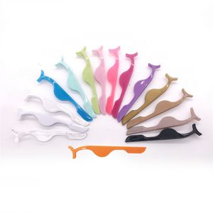 Plastic Eyelashes Extension Tweezers Auxiliary Clamp Clips Practice Beauty Eye Lash Makeup Tools