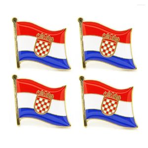 Broschen Lots 5pcs Kroatien Nationalflagge Pin Abzeichen Land Lapei