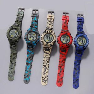 Wristwatches Men's Watch Student Fashion Sport Electronic Wristwatch Large Dial Multifunctional Waterproof Luminous Alarm Male's Bracelet