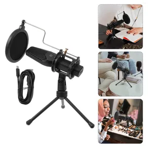 Microphones Metal Condenser Microphone Noise Cancelling Filter Studio Recording Plastic Kit