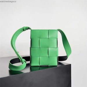 Bolsa de luxo para mulheres bvs designer tote tijolo pequeno telefone moda mini crossbody sacos 2023 novo ombro genuíno verde preto bolsa com caixa bolsa y9j