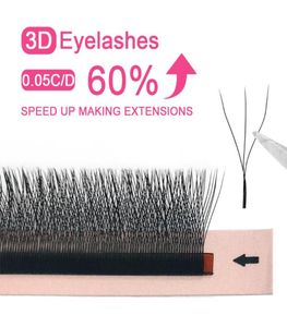 False Eyelashes Goddess W Shape Eyelash Extension 3D Premade Volume Fan Lashes Style YY Faux Mink Natural6292225