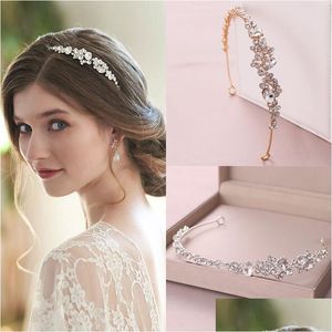 Klipy do włosów Barrettes Bridal Tiara Hair Crown