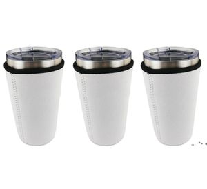 Drinkware Handle Mugs Sublimation Blanks Reusable 30oz Iced Coffee Cup Sleeve Neoprene Insulated Sleeves Cover Bags Holder Handles6315000