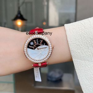 Van Designer Fashion Luxury Cleefly Women Causal Watch Quartz New Women's Diamond Inlaid Minimalist Montre de Luxe V8pq